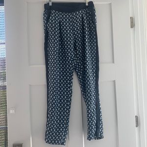 Blue Pattern Pants